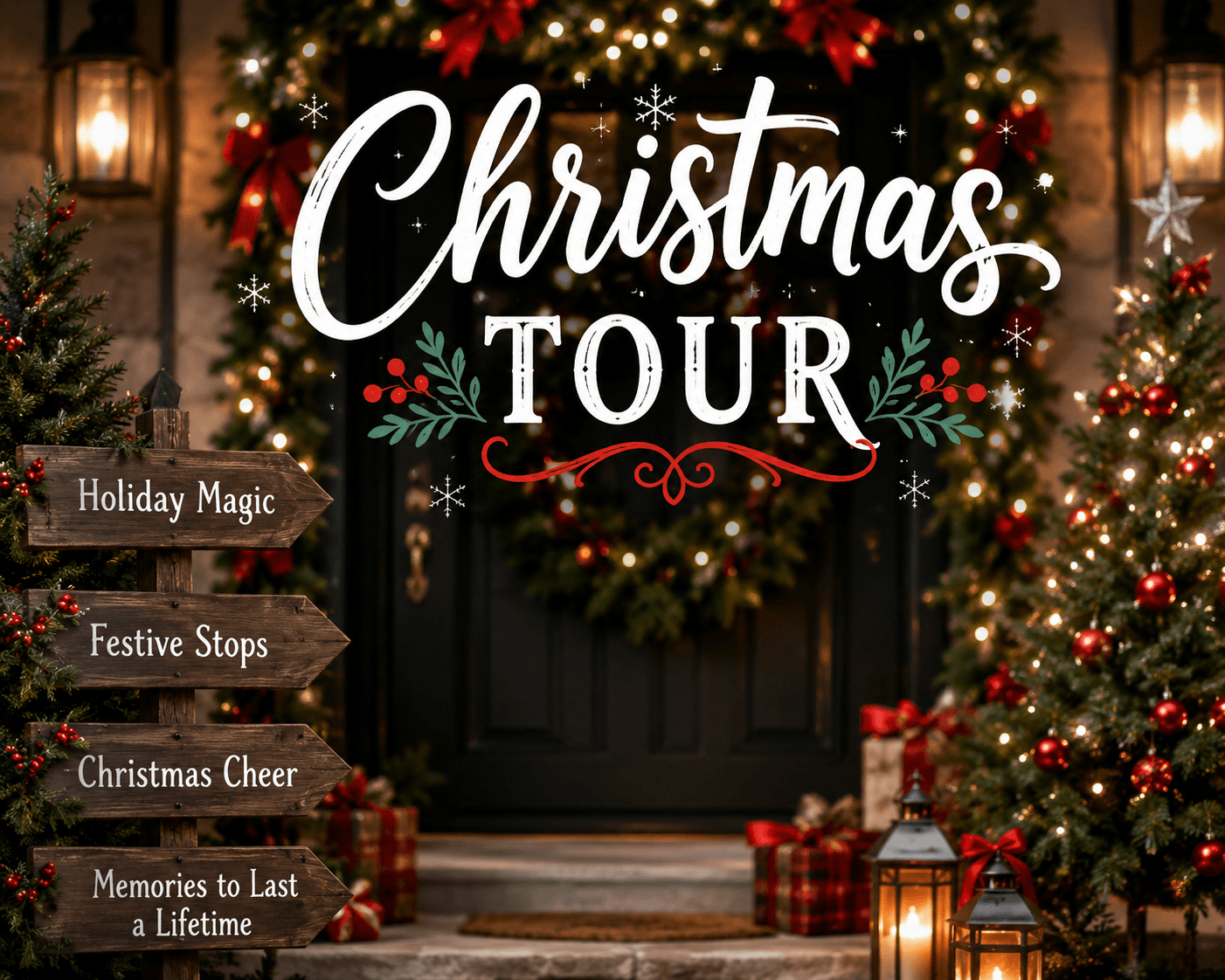 Christmas Light Tours aboard Triangle Party Wheels